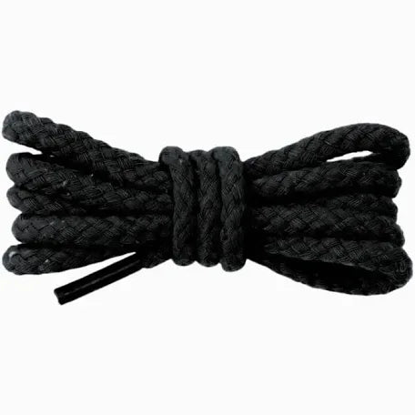 Black Rope Shoelaces