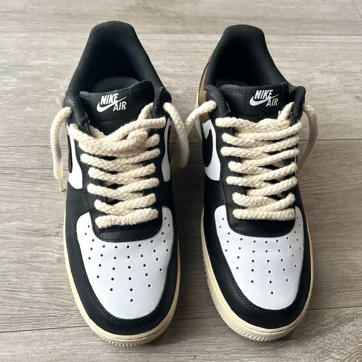 Beige Rope Shoelaces