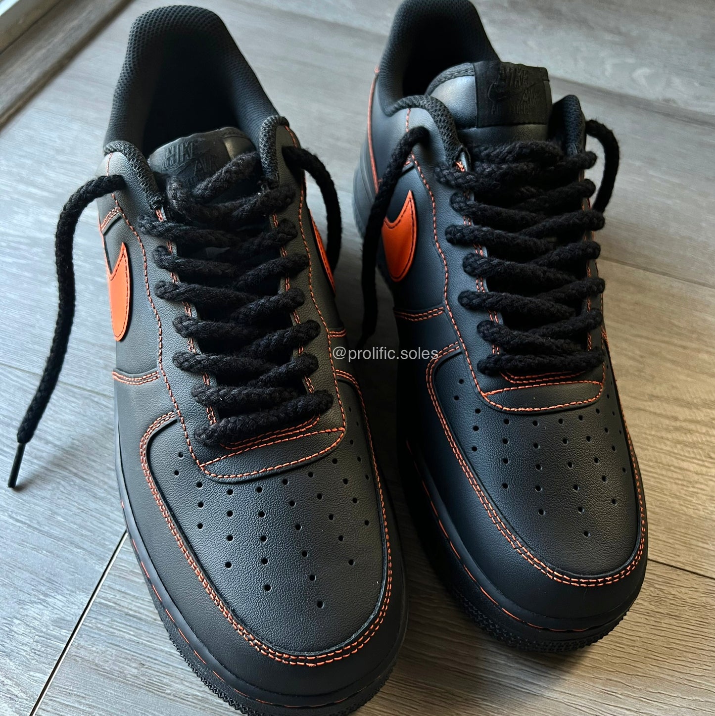 Black Rope Shoelaces