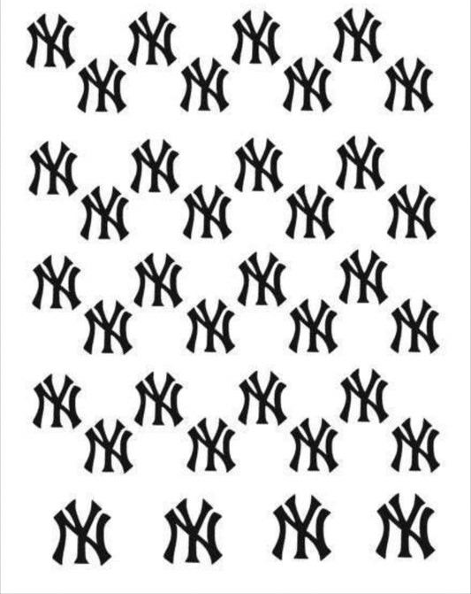NY Yankees Stencil Sheet