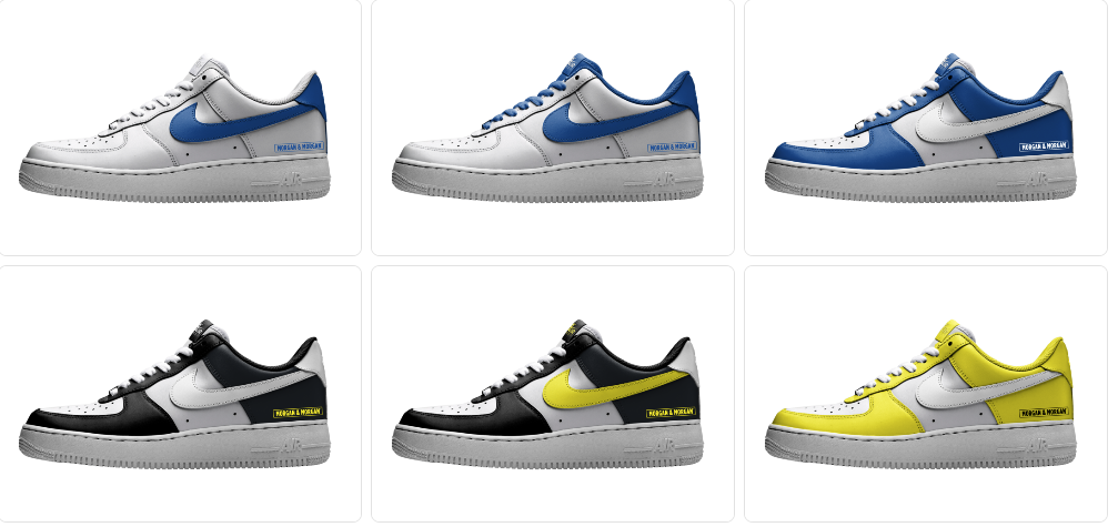 Morgan & Morgan Custom Nike Air Force 1 – (1 Pair)