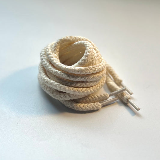 Beige Rope Shoelaces